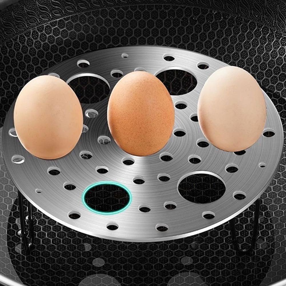 Multifunctional Steel Steaming Egg Rack Dumpling Steamer Accessory Steaming Cooking For Kitchen I5S3