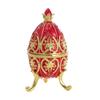 Russian Pelican Faberge Egg Box Ornaments With Rhinestone Decor For Gift Daily