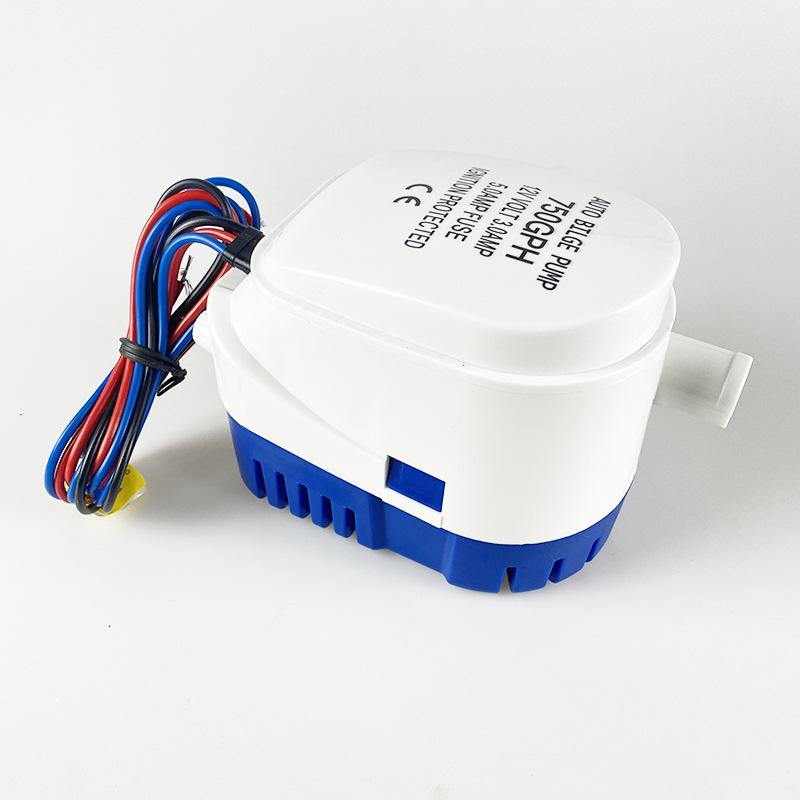 12 V 24 V 110 V 220 V 750 GPH 1 100 GPH Automatické lodní stokové čerpadlo Automatické plovákový spínač DC Ponorná elektrická voda 12 24 V 220 V