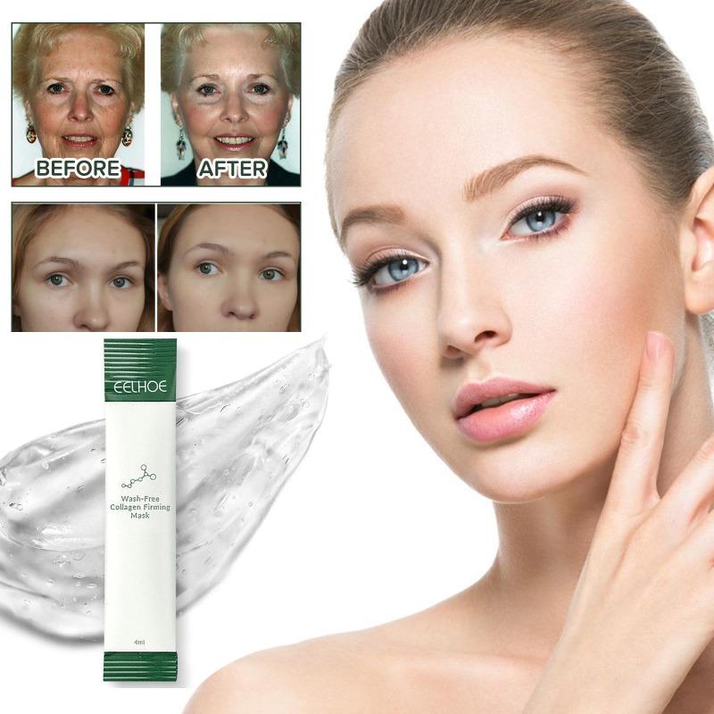 

Good Night Freeze Mask Моющийся аппликатор Маска Коллаген Укрепляющий Увлажняющий Увлажняющий Ночной крем Выцветает Тонкие линии