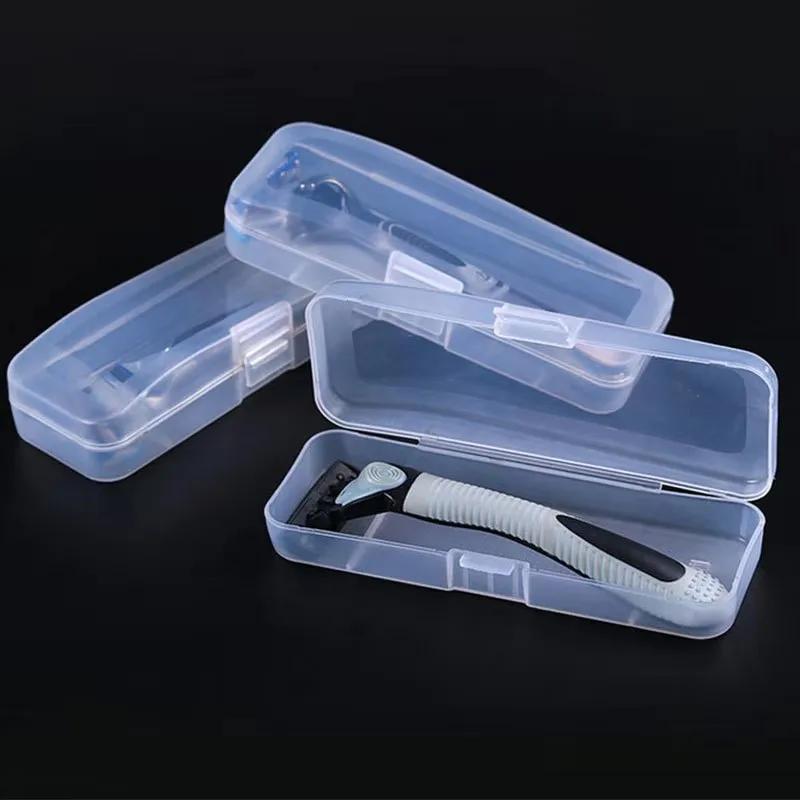1PC New Portable Men's Razor Box Razor Blades Holder Shaving Machine Storage Box Shaver Travel Case Shaver Storage Box