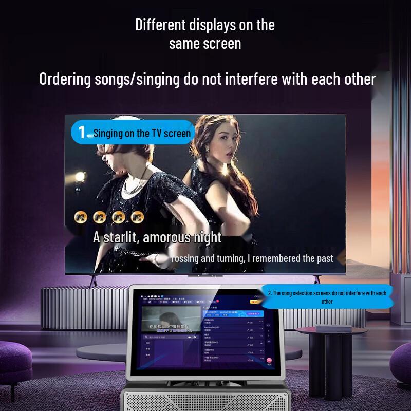 SAST SA-822 Home Karaoke System with Display CN Plug (adapter Included)