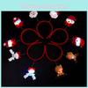 Glittering Christmas Slap Bracelets Light Up Wristbands For Any Party And Decoration