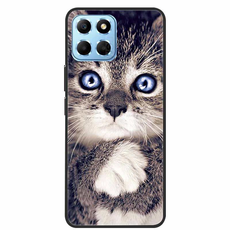 For Honor X8 5G X6 Case Animals TPU Soft Silicone Back Cover Case For Huawei Honor X8 5G Funda Honor X6 HonorX6 Cat Wolf Coque