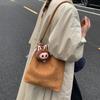 Autumn Retro High-end Underarm Bag, Bucket Bag, Large-capacity Single-shoulder Commuter Bag