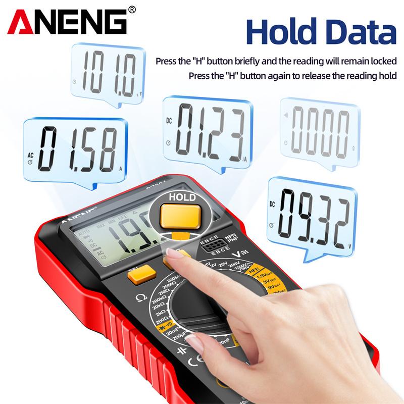 ANENG SZ304 Digital 2000 Counts Multimetes AC/DC Votage Current Resistance Ohm NCV High Precision Professional Multimetro Tester