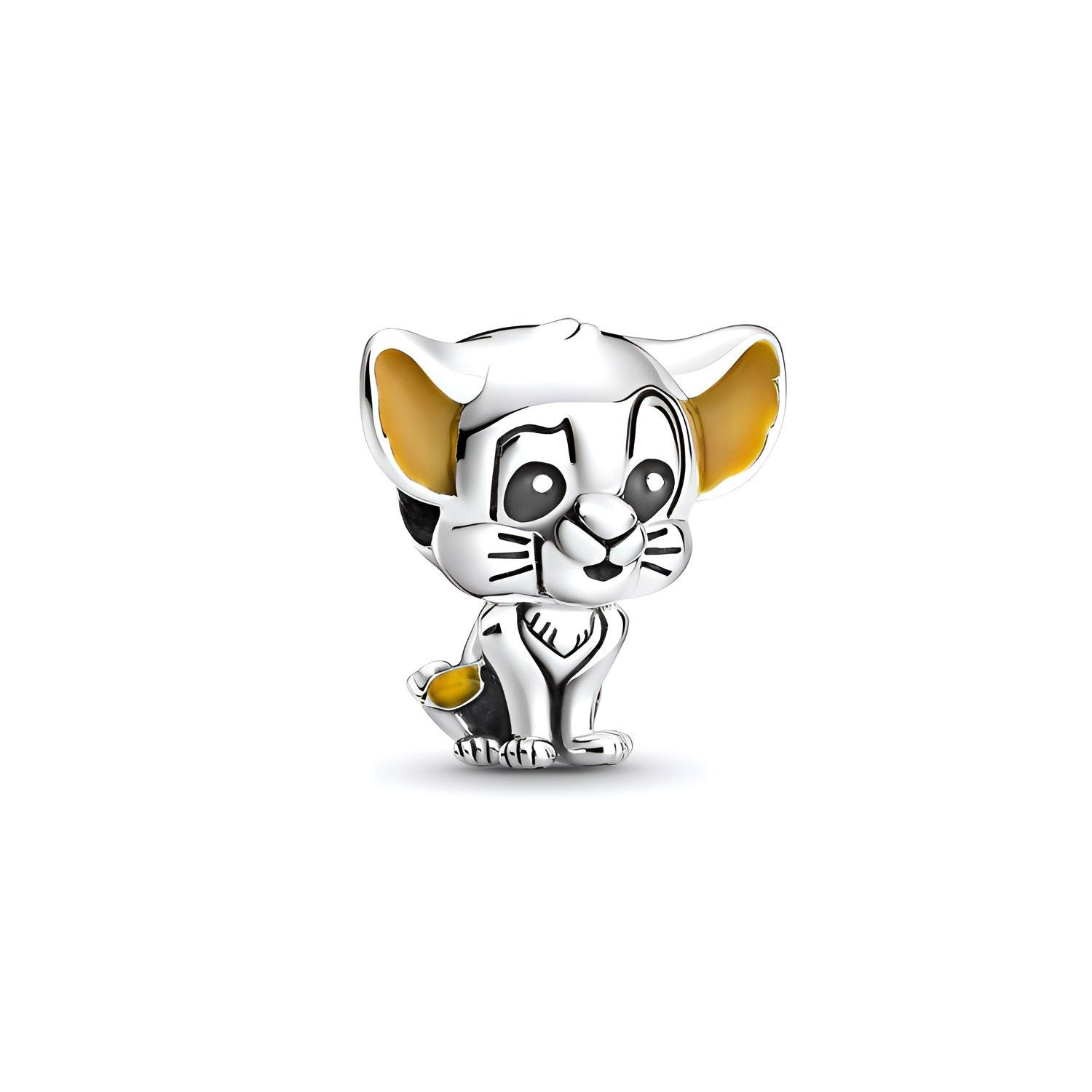 Pandora Disney Lion King Simba Charm Unisex Charm Silver 799398C01 Silver