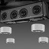 AntiVibration Audios Equipment Feet Aluminum Base Noise Reductions Spikes Feet Pad For HiFi Systems Vibration Dampening