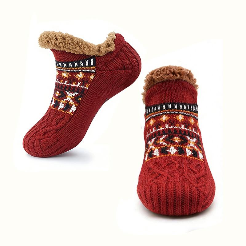 Herbst und Winter Bodensocken Home Warm Damen Herren Socken Schneesocken Schlafteppichsocken Hausschuhe Socken Herren Rutschfeste Yogasocken