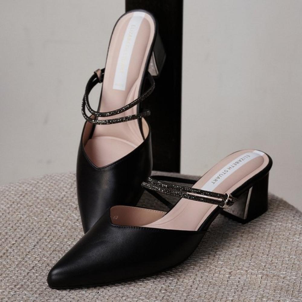 Elizabeth Stewart Women Leather Jewel Two Way Slingback Ebal127160 beige/230