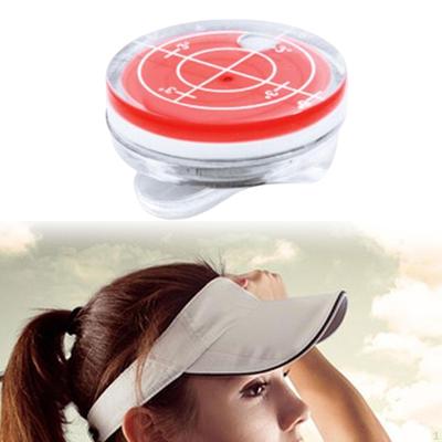Golfový značkovač s funkcí vodováhy Klip na kšiltovku Odnímatelné příslušenství Pomůcka na putting