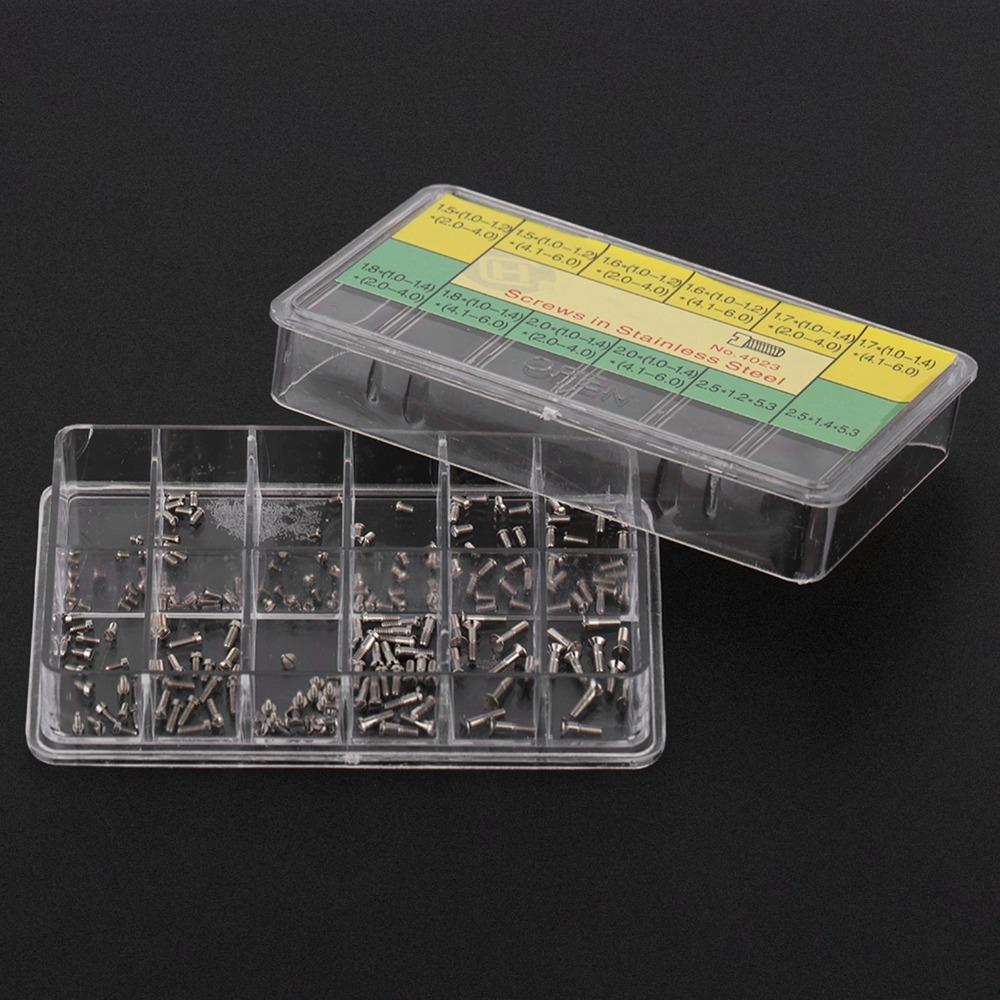 12 Different Sizes Watch Repairing Tools Storage Box Watch Back Screw  Watch Repair Workers