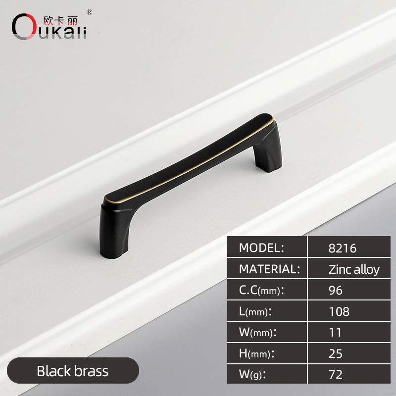 Oukali 96mm Zinc Alloy Push Pull Handles New Release Cabinet Drawer Kitchen Hardware Wardrobe Bedroom Bathroom Living Room