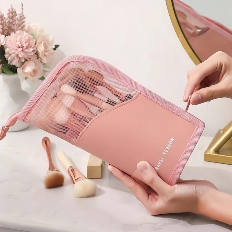 1 pieces upright makeup brush holder box - portable and easy to use, storage box organizer suitable for holiday bedroom series