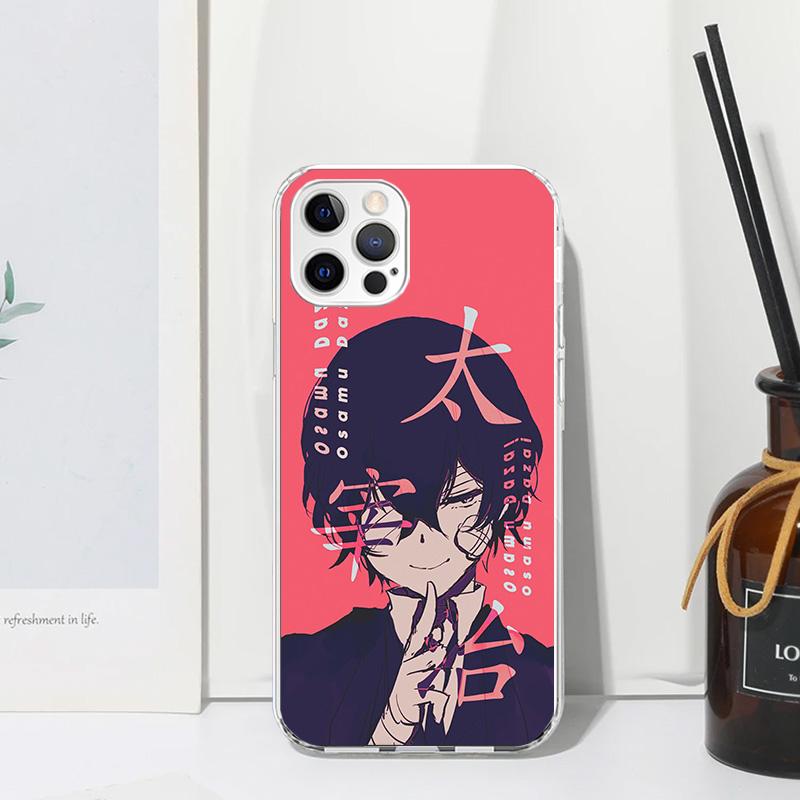 Bungo Stray Dogs Dazai Phone Case For Iphone 17 Air 16 15 Plus 16E 14 Pro Max 13 Mini 12 11 7 8 SE Fundas Soft Back Cover 17 Air