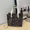 Premium Leopard Print Women's Bag Big Bag 2025 New Bag Fashionable Foreign Style Single Shoulder Large Capacity Commuter Tote Bag