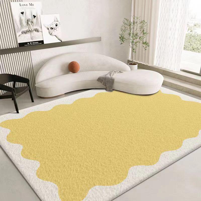 Plush Imitation Cashmere Carpet - Thick, Year-Round Floor Mat for Bedroom or Living Room