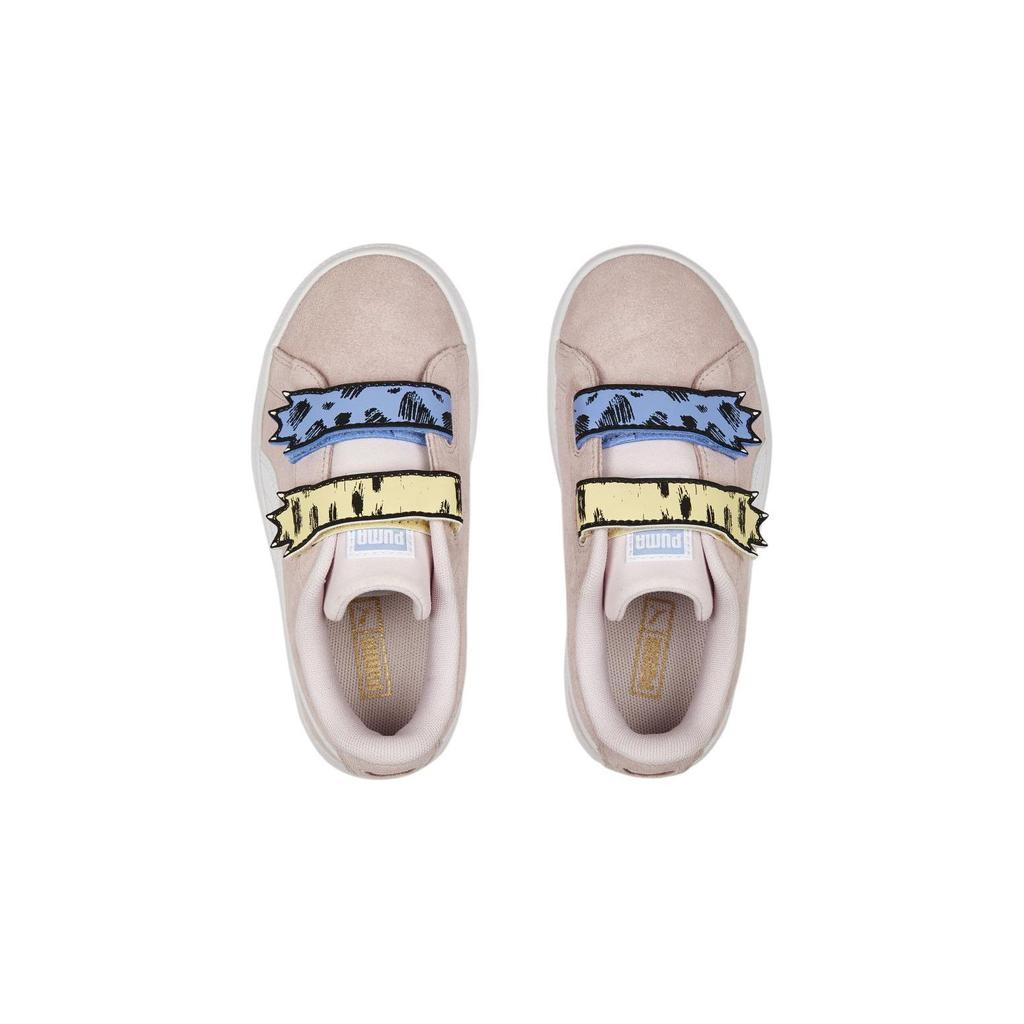 Puma Suede Classic LF Mates V Pre-School Comfortable Versatile Shock Absorption Low-Top Kids Casual Shoes Kids Casual Shoes Pink 390743-02