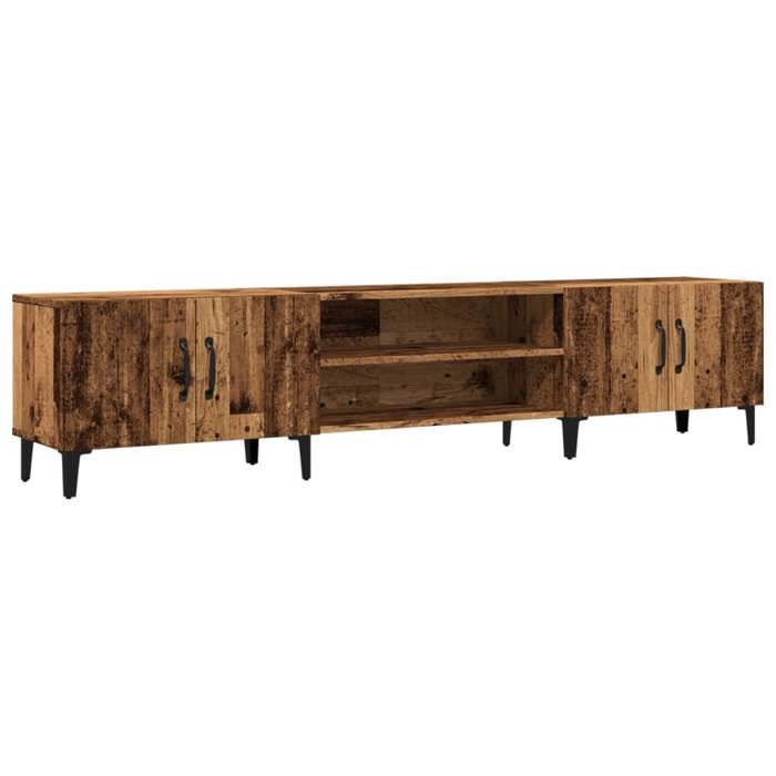 VidaXL TV Cabinet Old Wood 180x31.5x40 Cm Engineered Wood, Tv Stand, Media Cabinet, Hifi Cabinet, Tv Unit, Unit 857143