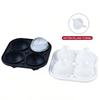 Large Size Silicone Ice Cube Trays with Lids Round Ice Mold Parties Ice Ball Maker  Home Drinks