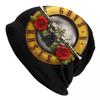 Custom Rose Logo Heavy Metal Skullies Beanies Caps Streetwear Winter Warm Women Men Knitted Hat Adult Unisex Bonnet Hats