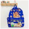 Adorable Print Capybara Children Backpack Spacious Lightweight For School Use