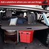 2021+ 4-Door Bronco Retractable Canvas Leather Trunk Sunshade Cover