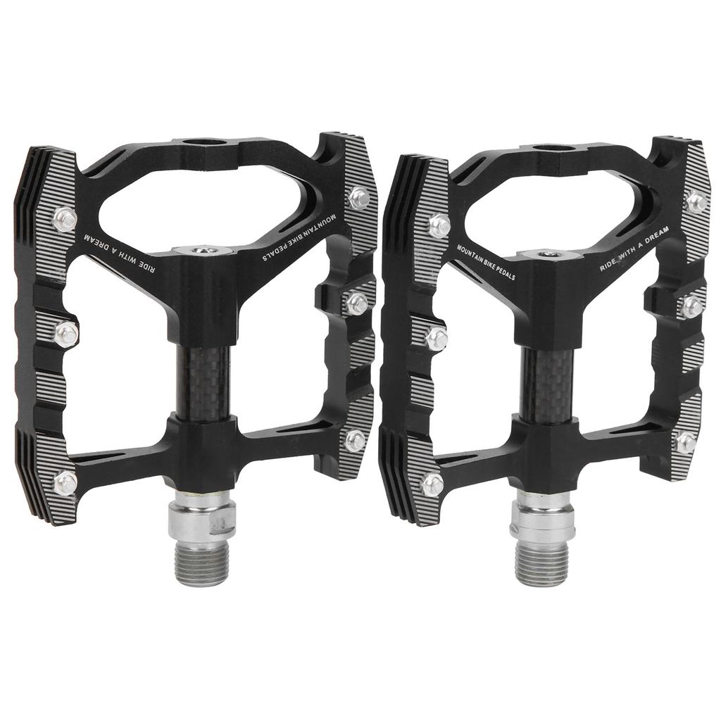 Wheelup Bicycle Pedals Carbon Fiber Aluminum Alloy Bearing Platform AntiSlip Mountain Bike Cycling
