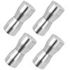 4pcs Glass Door Handles Stainless Steel Pull Knobs Replacement for Home Bathroom Office