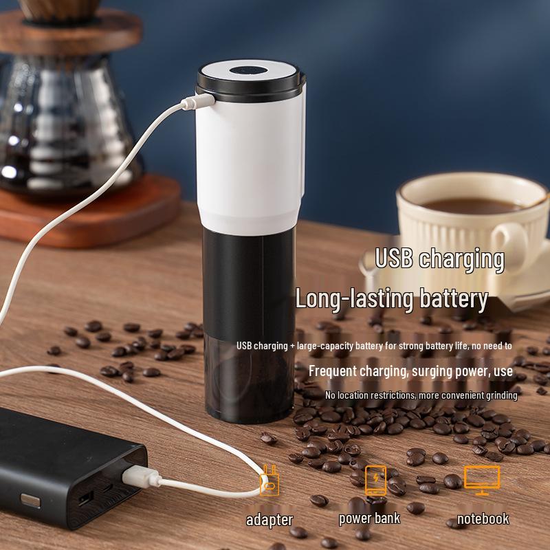 Portable USB Electric Coffee Maker & Grinder