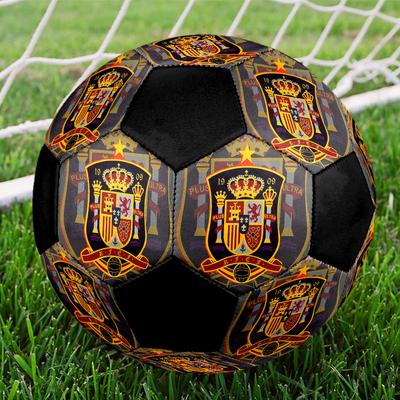 Spain National Football Teamfootball clubIndoor Size 5 Soccer Ball Colorful Machine Stitched PVC Competition Ready Durable High-Bounce