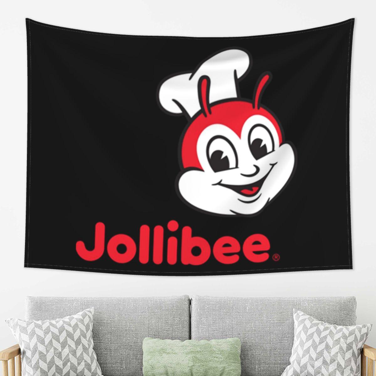 

Jollibee 2 Tapestry Wall Hanging Aesthetic Home Decor Tapestries for Living Room Bedroom 74x94cm(29x37in)