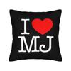 MJ Pop King Square Pillow Case Cushion Cover Custom Polyester Decorative Pillowcase for Sofa Cm