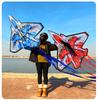 Weifang Children's Vortex Raider Kite: Easy-to-Fly Jet Rocket for Outdoor Fun