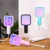 Bendable Handle USB Mosquito Swatter Trap Insulated Protective Net Mosquito Killer Lamp  Outdoor