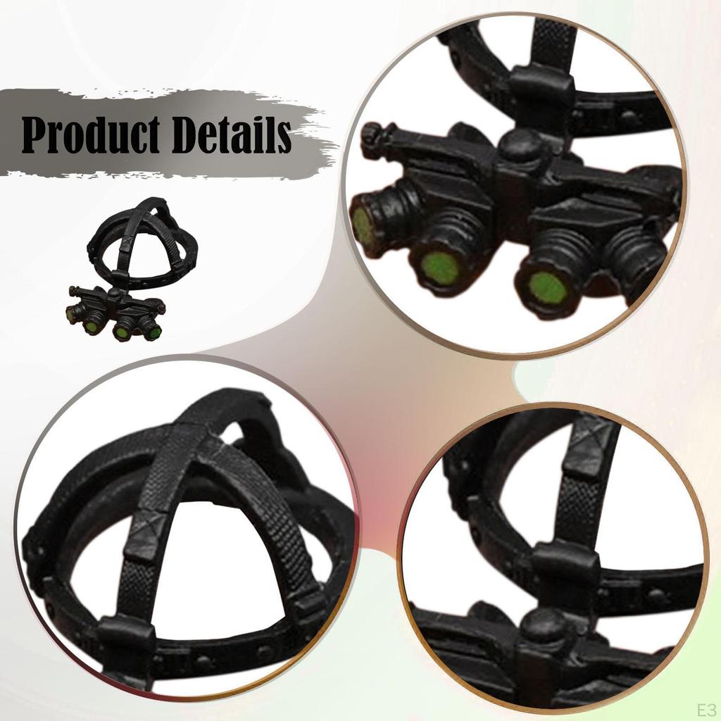 1/12 Scale Nvd Googles Model for 6inch Collectable Action Doll Body