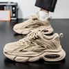 Spring Men's Shoes Breathable Mesh Youth Sports Shoes Casual Thick-soled All-match Daddy Trendy Shoes