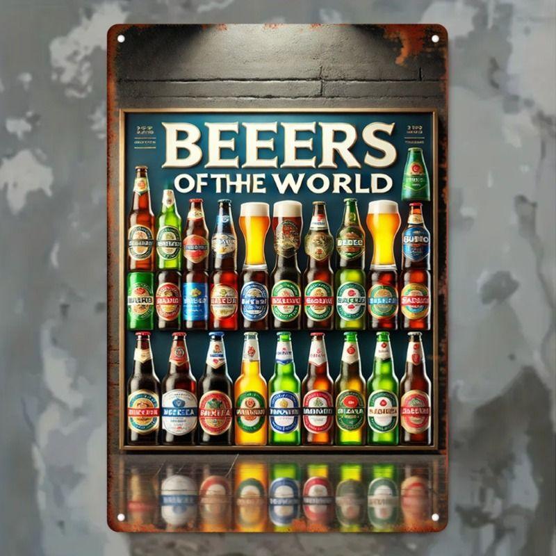 Decorative Metal Beer Sign 30x20cm