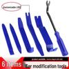 Car Audio & Interior Trim Removal Tool Set - 5 Plastic Pry Bars & 6 Clip Removal Screwdrivers