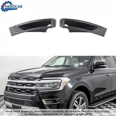 2Pcs Carbon Fiber Fog Light Lamp Trim Cover For Ford Expedition   2024