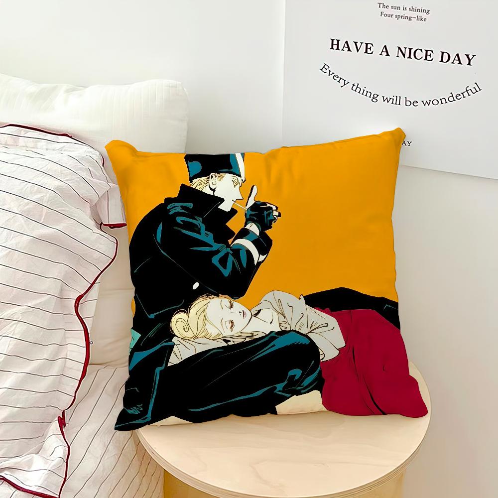 vintage manga emma aleksander V-Veil Kotteri cushion cover soft Pillow Case for Sofa Living Room Home Decor Protective Covers