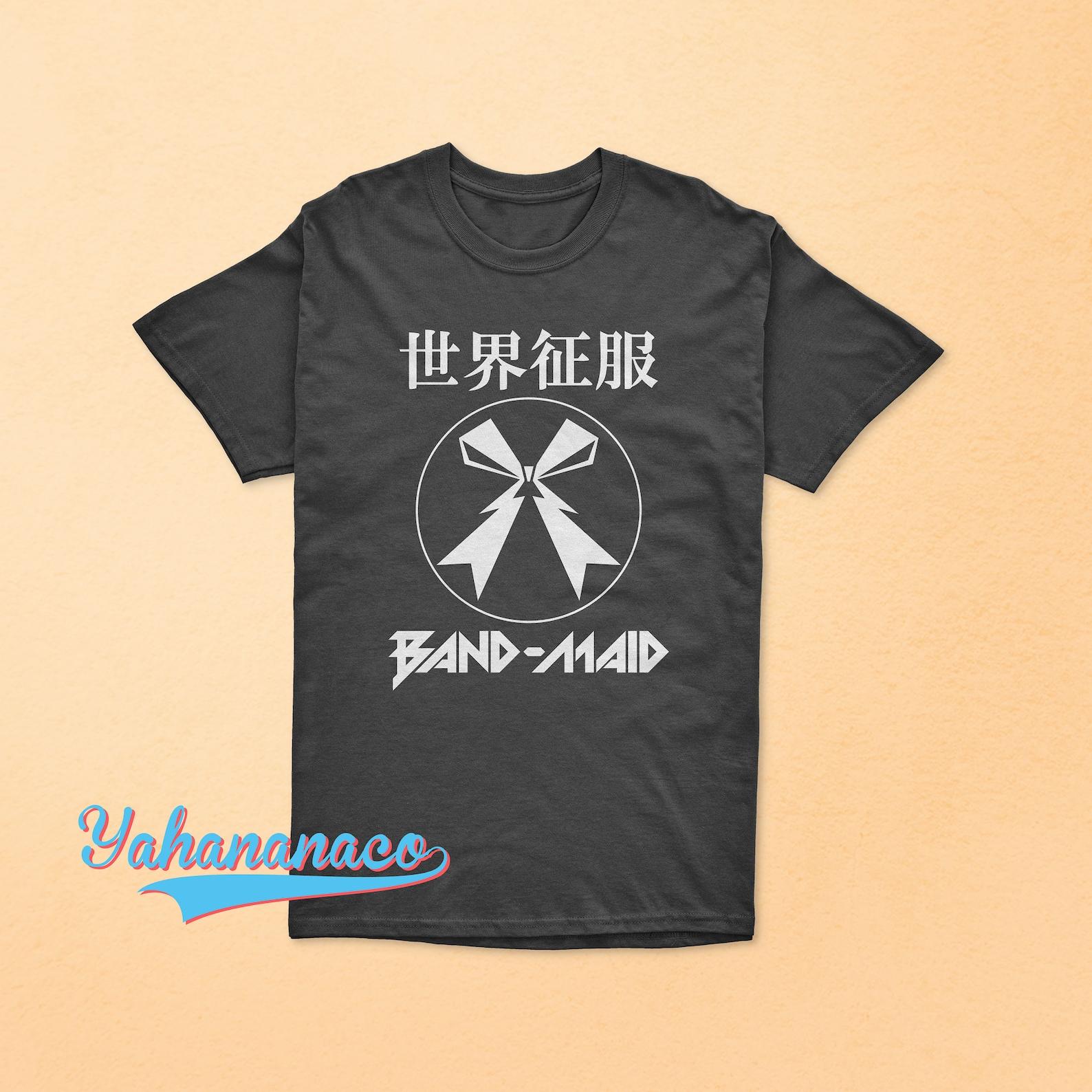 Band Maid Shirt Japanese Rock Hard Rock Heavy Metal Music Band Black White Sport Grey Gildan T-Shirt 4XL