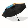 1pc Pug Pizza Automatic Open/close, All-Season Portable Folding Umbrella, Travel, Everyday, Formal Events114