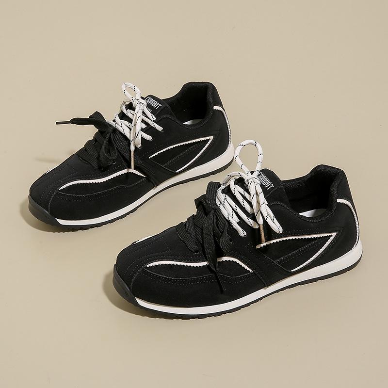 

Autumn new breathable female student casual shoes female running women s shoes - 35 чёрный