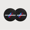 2Pcs Car Coaster Water Cup Mat Non-Slip Pad For BMW E91 E28 X3 X1 Performance F30 F40 F10 E90 F20 E46 E60 E70 E39 E36 E87 X7 E92 KS6
