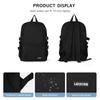 Solid Color School Backpack for Women Men, Multi-pocket Casual High School Girls Boys Laptop Backpacks, Lightweight Cute Bookbag