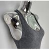 Korean Dongdaemun Slimming Waist-Cinching Sleeveless Knit Dress for Women