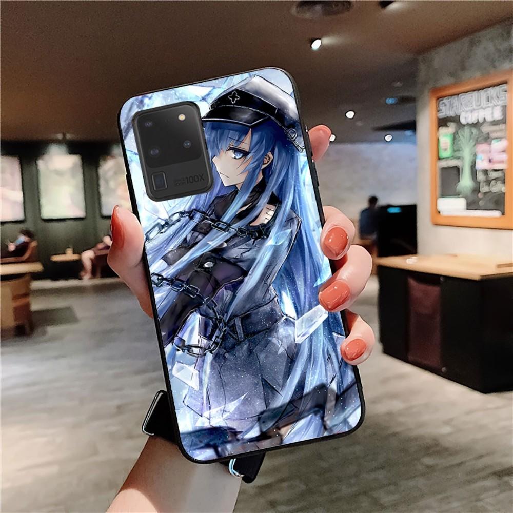 

Чехол для телефона Akame Ga Kill Esdeath для Samsung S 9 10 20 21 22 23 30 23plus lite Ultra FE S10lite Fundas Samsung S21Ultra