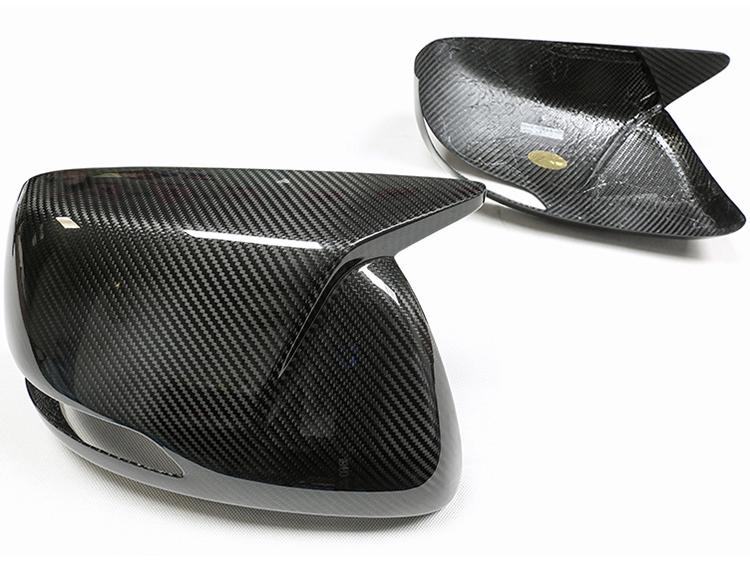 Toyota Prado Land Cruiser LC150 Dry Carbon Fiber Rearview Mirror Shell