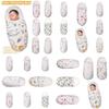 Babyschlafsack aus reiner Baumwolle mit Kopf- und Nackenschutz für Neugeborene, Dinosaurier-Print